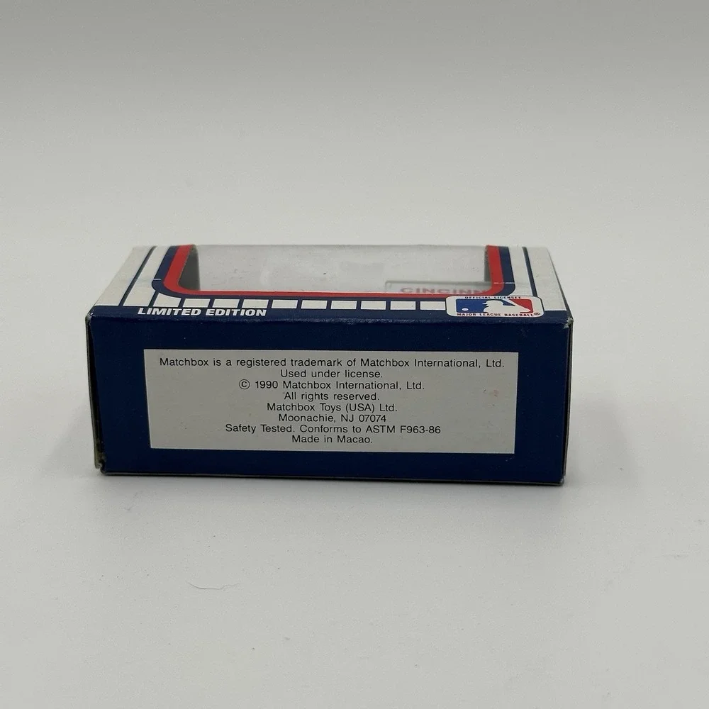 1990-91 Matchbox Team Collectibles Cincinnati Reds Lot 6 Cars NIB